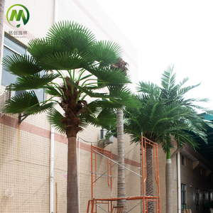 Palmeras Artificiales de Fibra de Vidrio Resistentes a los Rayos UV para Decoración de Playas y Paisajes al Aire Libre - Product Image 2