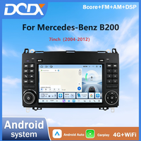 Autoradio multimédia Android 15 de 7 pouces avec navigation GPS pour Benz B200 Classe B W245 W246, CarPlay sans fil, Android Auto, DSP, WiFi