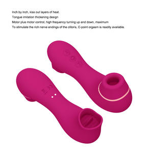 Clitoridien sucer langue vibrateur sein mamelon dispositifs de succion sexe femme chatte vagin ventouse masturbateur Licker Sexy - Product Image 3