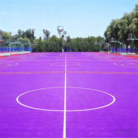 Estera de suelo para deportes al aire libre de alta calidad, azulejos de PP, impermeable, resistente al desgaste, ecológico, 5mm, canchas de baloncesto de tenis modernas