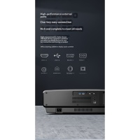 Projecteur DLP 4K à ultra courte focale Hisense T52 avec système d'exploitation Android, 3 Go de RAM, distance de projection de 0,5 m pour les entreprises et le home cinéma