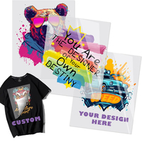 Autocollants personnalisés DIY en vinyle thermocollant pour vêtements, sérigraphie avec motifs, pressage Plastisol DTF pour images sur T-shirts et chaussures