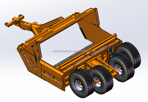 GPS-geautomatiseerde landnivelleringpomp met lager, grondverzet-ejector, schrapers, grondtransporttractor, grondmachine voor de landbouw, GPS - Product Image 2