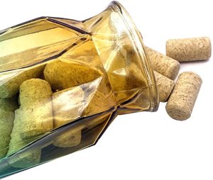100 Pack #9 bouchons de vin vierges bouchons droits naturels bouchons de vin bricolage artisanat vin pour boucher fait maison - Product Image 5