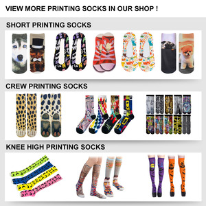 Wholesale <strong>Custom</strong> 3D Sublimated Digital Photo Dye Blank Polyester Printed <strong>Socks</strong> Sox Crew Sublimation <strong>Socks</strong> Stock - Product Image 5