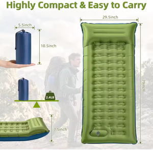 Colchoneta de Camping Ligera, Portátil y Autoinflable de TPU, Colchón Inflable Resistente al Agua <span class=keywords><strong>para</strong></span> <span class=keywords><strong>Verano</strong></span>, Aire Libre, Senderismo y Pernoctaciones - Product Image 4