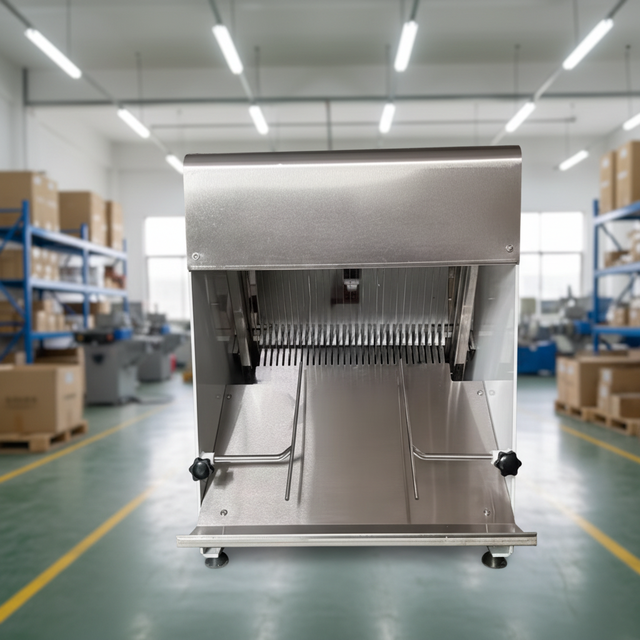 Factory Price Industrial Automatic Stainless Steel Bread Slicer Machine with 31*1.2cm Bread Slicer Blades
