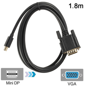 <span class=keywords><strong>Mini</strong></span> Thunderbolt <span class=keywords><strong>Mini</strong></span> DisplayPort <span class=keywords><strong>Display</strong></span> <span class=keywords><strong>Port</strong></span> <span class=keywords><strong>Mini</strong></span> DP vers <span class=keywords><strong>VGA</strong></span> câble <span class=keywords><strong>adaptateur</strong></span> 1.8M 1080P pour moniteur HDTV pour MacBook Air Pro - Product Image 4
