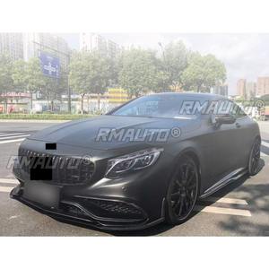Difusor de Parachoques Delantero de Fibra de Carbono Real para Mercedes Benz Clase S COUPE W217 S63 BR 2014-2017 - Product Image 4
