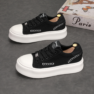 NUOVE Sneakers Originali in Tela con Lacci di Alta Qualità per Uomo, Scarpe Casual Bianche in Gomma, Produzione Guangzhou, Spedizione <span class=keywords><strong>Online</strong></span> - Product Image 4