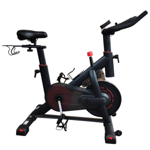 <span class=keywords><strong>Vélo</strong></span> de <span class=keywords><strong>spinning</strong></span> en acier TD02-SB-151 avec volant d'inertie de 13 kg, frein à friction à contrôle magnétique, écran LCD APP, transmission par courroie, charge maximale de 120 kg, usage domestique - Product Image 1