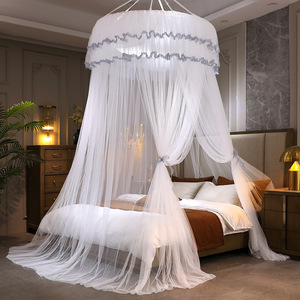 Set biancheria da letto personalizzata tenda <span class=keywords><strong>zanzariera</strong></span> pieghevole installazione gratuita <span class=keywords><strong>zanzariera</strong></span> estesa a cupola - Product Image 4