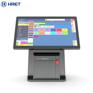 Sistema POS Android <span class=keywords><strong>Windows</strong></span> H1140 con Pantalla Táctil de 14.1'' y Caja Registradora con Impresora Térmica de 80mm con Cortador Automático para Farmacias y Tiendas de Comestibles - Product Image 1
