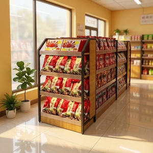 Fabrieksdirect vrijstaande snackdisplayrekken, stevig metalen rek met haak-compatibel pegboard - Product Image 6