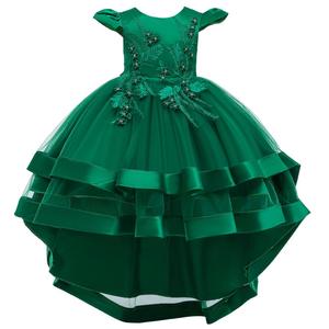 Vendita calda della fabbrica vestiti di cotone per bambini vestito lungo da festa vestito da principessa per bambini vestito da ragazza per bambini - Product Image 2