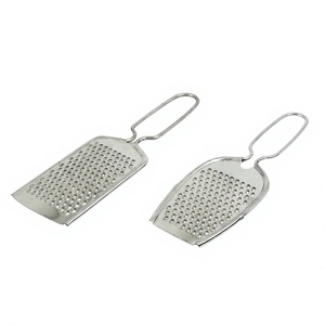 Râpe en acier inoxydable, 2 pièces, outil manuel pour fruits et légumes, facile à nettoyer - Product Image 1