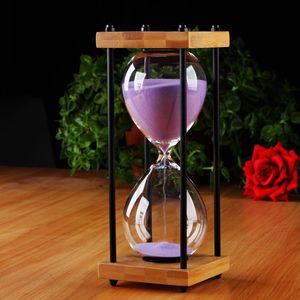 Sablier classique en verre borosilicate haute qualité avec logo personnalisé gratuit, 15/30/60 <span class=keywords><strong>minutes</strong></span>, minuteur, cadeau d'anniversaire, promotion commerciale - Product Image 3