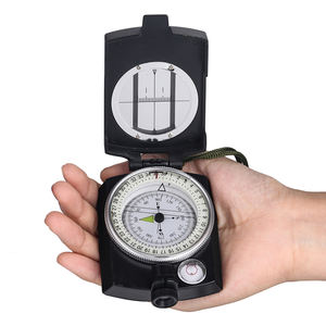 कस्टम साहसिक उत्तरजीविता कंपास काले एल्यूमीनियम मिश्र धातु मामले बहुक्रियाशील चमकदार चमकदार जलरोधी शाकप्रूफ के लिए - Product Image 5