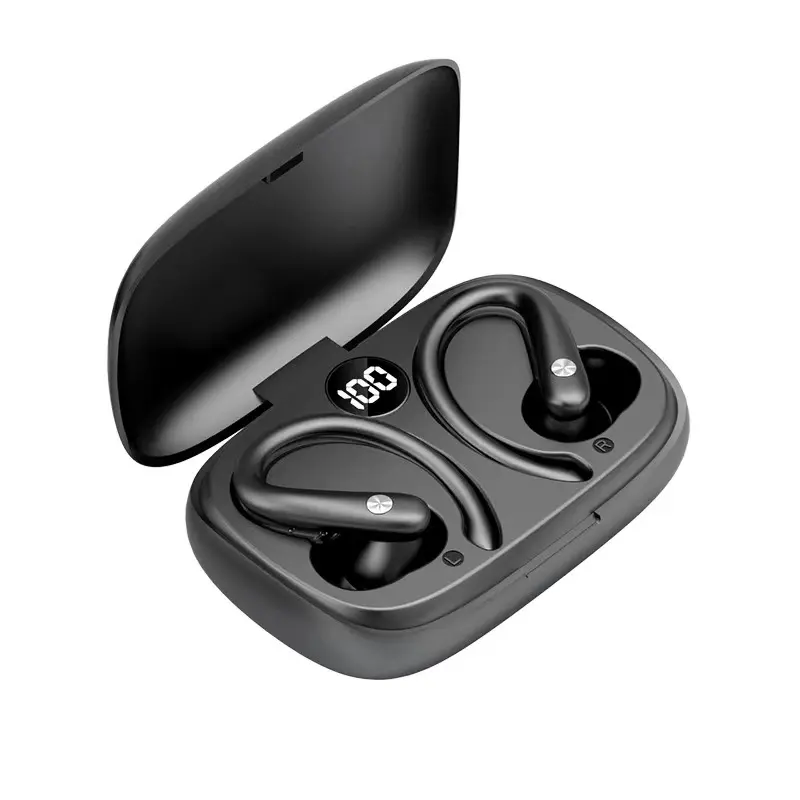 T30s Wireless Earbuds BT 5.3 Ear-hang Sports Headset Easy to Wear Waterproof TWS Earphone Wireless Headphone With LED Display