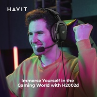 Casque Gamer Havit H2002D Filaire Supra-Auriculaire USB avec Micro pour Jeux