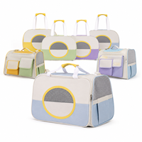 Offre Spéciale – Sac de Transport Portable Étanche en Tissu Oxford pour Animaux de Compagnie (Chats et Chiens) – Respirant, Style Bandoulière – Qualité Supérieure, Fin de Série