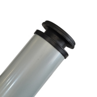 Base de table de jambes de meubles en acier laminées à froid en métal à hauteur réglable de tube rond avec plaques interchangeables