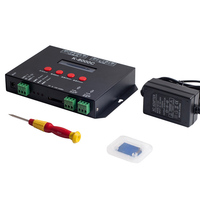 Pixel LED controlador T-1000S K-1000C K-8000C tarjeta SD programable ws2811 ws2812b WS2815 SK6812 de tira LED RGB píxel controlador