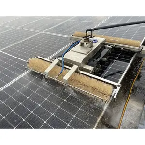 Painel solar de limpeza resistente multiuso, longa duração, macio, escova, alimentado por água, robô para limpeza à venda