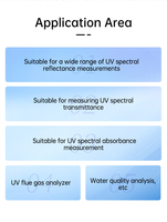 Lámpara de Deuterio UV JY-D2000 195-600nm 25W 2000H de Vida Útil, Puerto SMA905 FC para Análisis de Transmitancia UV, Reflectancia, Agua y Gases