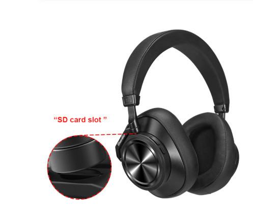 Bluedio T7 Plus Active Noise Cancelling Bluetooth Headphone for Cell Phones Support SD Card Slot