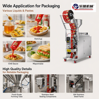 Machine de remplissage automatique multifonctionnelle pour sauces, ketchup, chili, beurre de cacahuète, remplissage et scellage de sachets et de pochettes