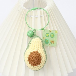 Pendentif au crochet fait main fini, breloque avocat en laine, porte-clés tricoté, accessoire de sac - Product Image 3