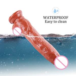 Weiche TPE Riesige realistische Big Penis Mastur bator Gelee Dildo G-Punkt Stimulator für Frauen Weibliche Dildos <span class=keywords><strong>Vibrator</strong></span> Adult Sexspielzeug - Product Image 6