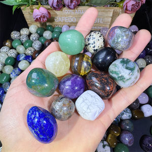 Vente en gros de cristaux dégringolés de haute qualité pierres mélangées améthyste naturelle roulante <span class=keywords><strong>pierre</strong></span> dégringolée pour cadeaux - Product Image 3