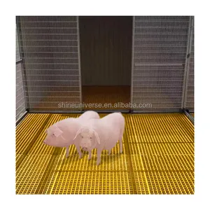 SU yüksek kalite plastik zemin izgaralar domuz 38mm * 38mm, 50mm * 50mm Anti kayma domuz döşeme Mini örgü fiberglas FRP