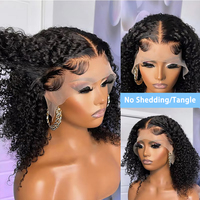 Perruques Courtes Bob Frisées Kinky en Cheveux Humains en Gros, Perruques Lace Front en Cheveux Humains pour Femmes Noires, Perruque Frontale HD en Cheveux Humains, Fournisseur de Perruques en Cheveux Humains