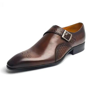 Chaussures pour hommes de haute qualité à bout pointu et antidérapantes, adaptées aux occasions formelles de travail - Product Image 6
