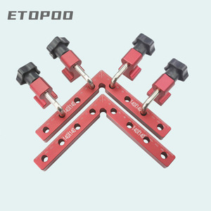 Outil de menuiserie : Règle d'angle de <span class=keywords><strong>charpentier</strong></span> à clip fixe, panneau de positionnement pour assemblage et fixation auxiliaire en forme de L à 90 degrés - Product Image 5