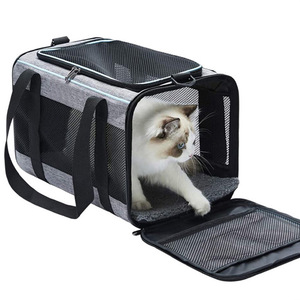 Transportadora Portátil para Gatos y Perros Pequeños, Apta para Viajes en Auto y Uso al Aire Libre - Product Image 1