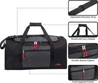 Sac de sport et de voyage personnalisé pour l'entraînement et le fitness avec compartiment à chaussures, grand sac de sport pour hommes et femmes