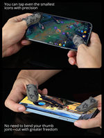 Sarafox P1 Sliver-cloth Super snug Sensitive mince lavable Mobile Gaming Finger Sleeve Doigt Gants