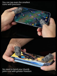Sarafox P1 Sliver-cloth Super snug Sensitive thin washable Mobile <b>Gaming</b> Finger Sleeve Finger <b>Gloves</b> - Product Image 5