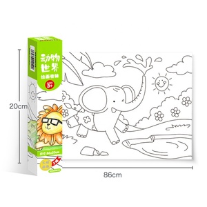 Rouleau de <span class=keywords><strong>papier</strong></span> <span class=keywords><strong>à</strong></span> dessin auto-adhésif pour enfants, rouleau de <span class=keywords><strong>papier</strong></span> <span class=keywords><strong>à</strong></span> dessin auto-adhésif pour bricolage, peinture, <span class=keywords><strong>papier</strong></span> <span class=keywords><strong>à</strong></span> dessin pour enfants, 6 thèmes différents - Product Image 2