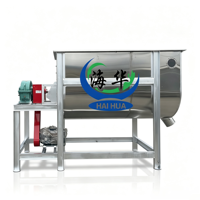 Mélangeur horizontal à double ruban automatique 220V SUS304 pour le traitement des poudres sèches, des mortiers, des aliments, du savon et des produits chimiques – Approvisionnement direct usine