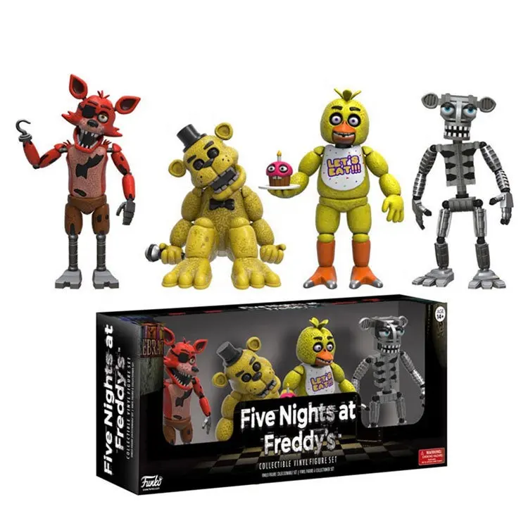 4/6/12 Five Nights at Freddy's FNAF Action Figures Children Toys Christmas Gifts 