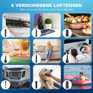 Limpiador de Aire Comprimido 2 en 1 de PVC y Microfibra, 110000 RPM, Ecológico y Reutilizable para Teléfonos Móviles, Teclados, Autos y Limpieza con Spray - Product Image 6