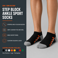 Chaussettes de sport durables et renforcées en gros, avec semelle en tissu éponge et coussinets, idéales pour la course sur sentier