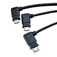 M12 USB Typ-C Steckverbinder 2-polig 0,8mm Buchse Wasserdichter Anschluss IP67 GEN 1 USB-C Kabelstecker mit Kabel