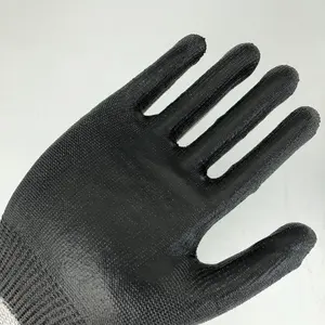 NMSHIELD ANSI A6 sarung tangan layar sentuh, sarung tangan pelindung tangan industri pelindung antiselip, sarung tangan kerja PU anti potong