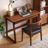 Bureau en bois massif simple et moderne minimaliste, table étroite de 45 cm de large pour petit appartement, étudiant, maison, étude, chambre, ordinateur, bureau